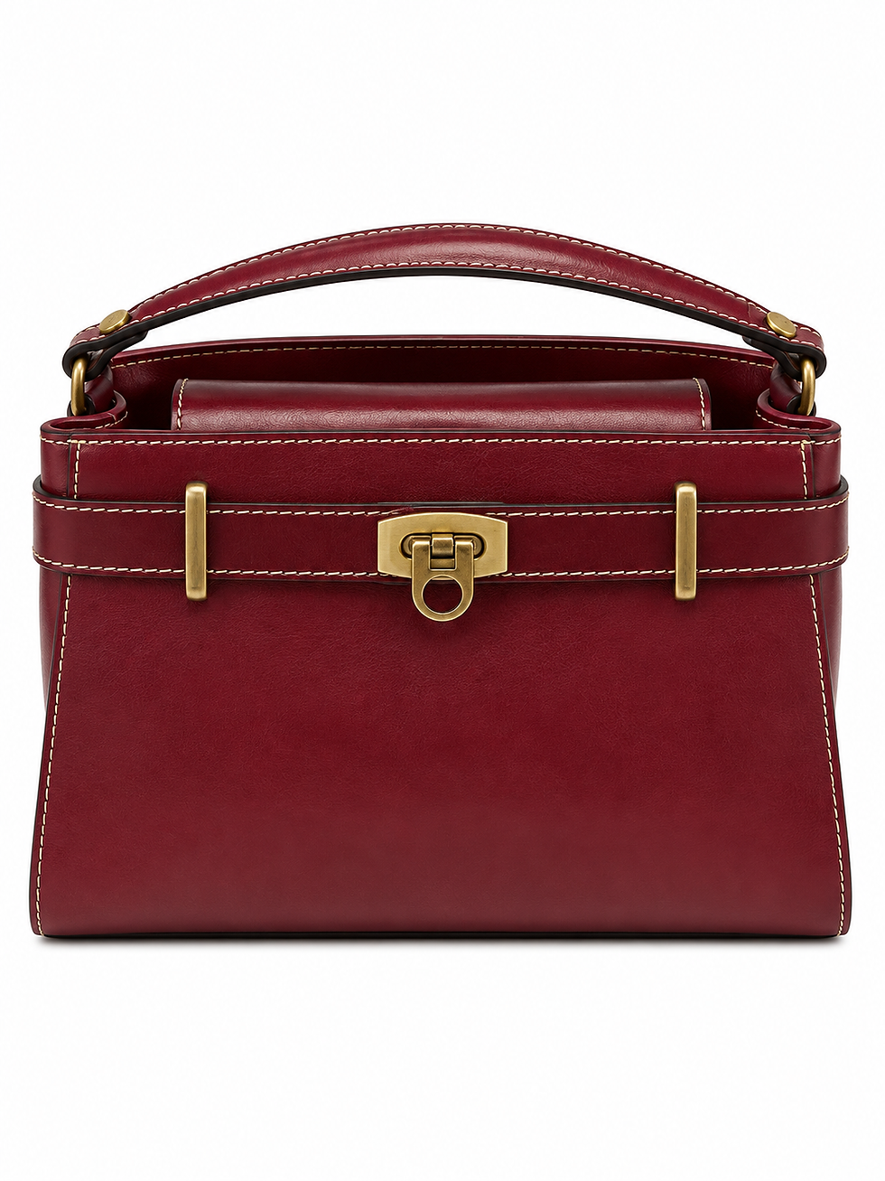 Miniature : The Kensington Leather Lock Crossbody(ELP-2316)
