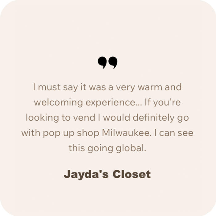 pop up shop review