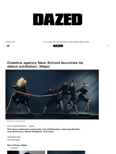 DAZED MAGAZINE MAJOR