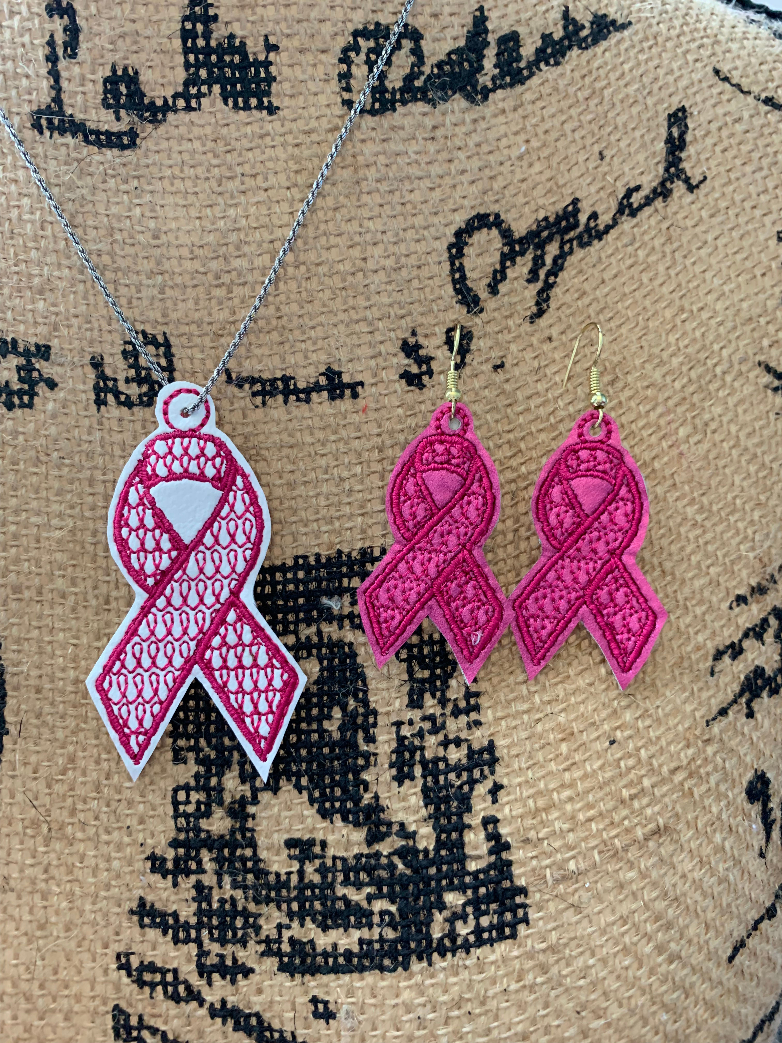 ITH Awareness Charms Embroidery Design 3 SIZES