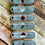 Thumbnail: Christmas Heartbeat Keyfob Embroidery Design SET OF 6