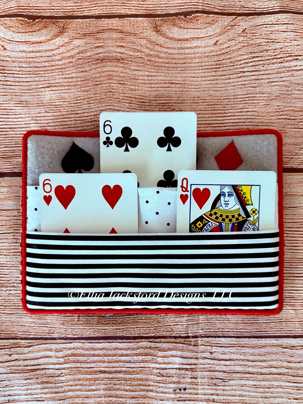 Thumbnail: Leather Deck Wallet With FREE Card Holder Embroidery Design Set