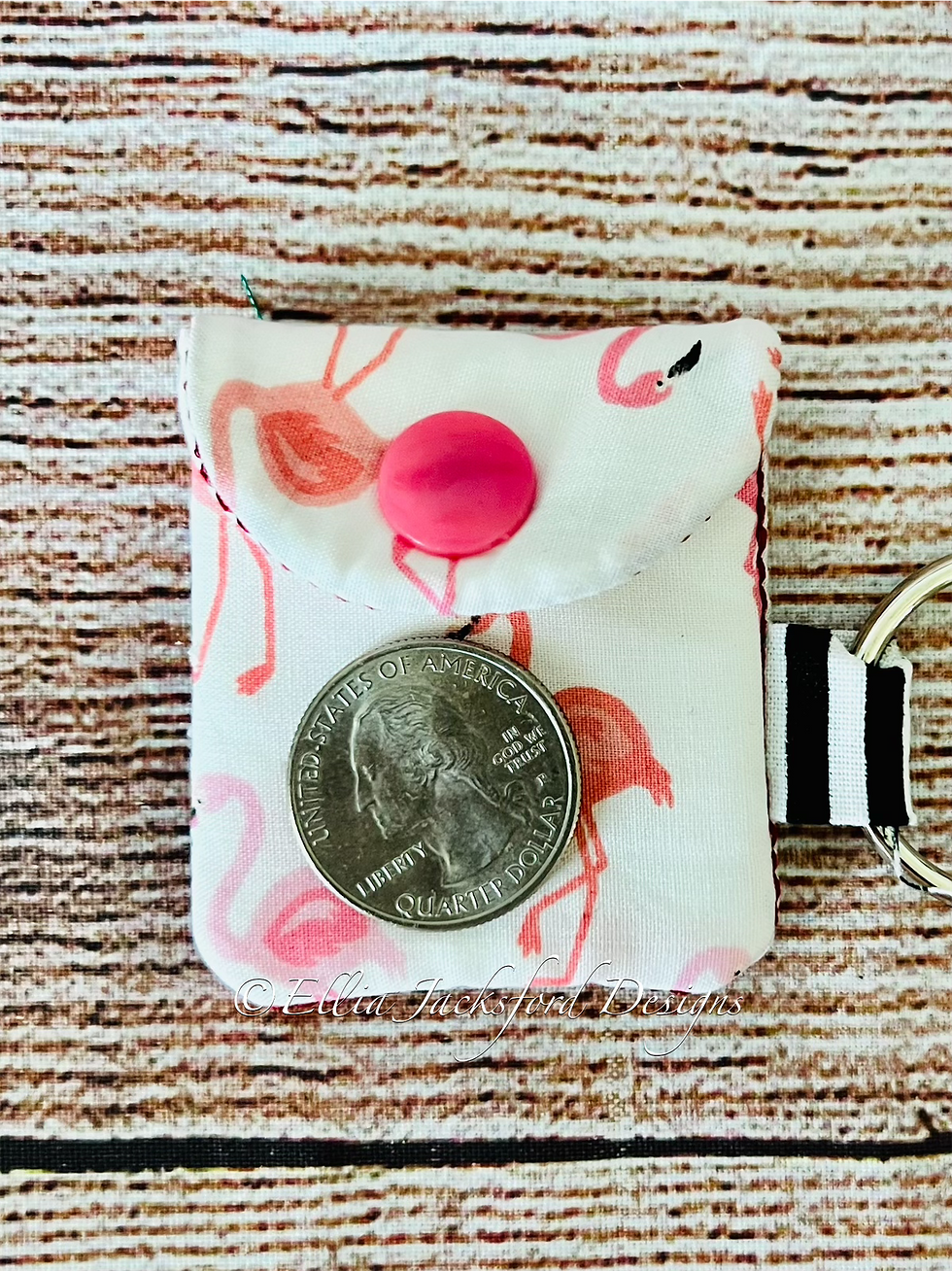 Thumbnail: Quarter Purse Embroidery Design 2 FINISHES