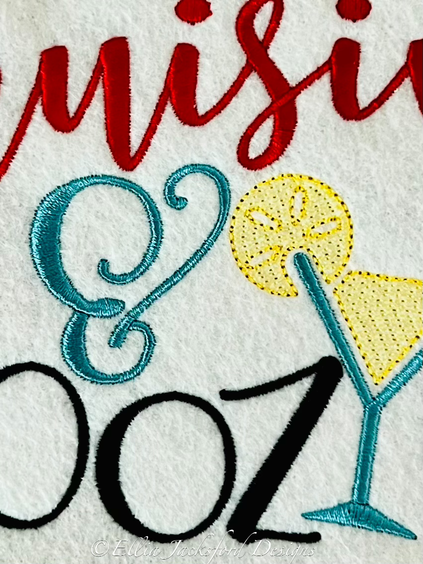 Thumbnail: 5x7 Cruise Embroidery Design SET OF 5