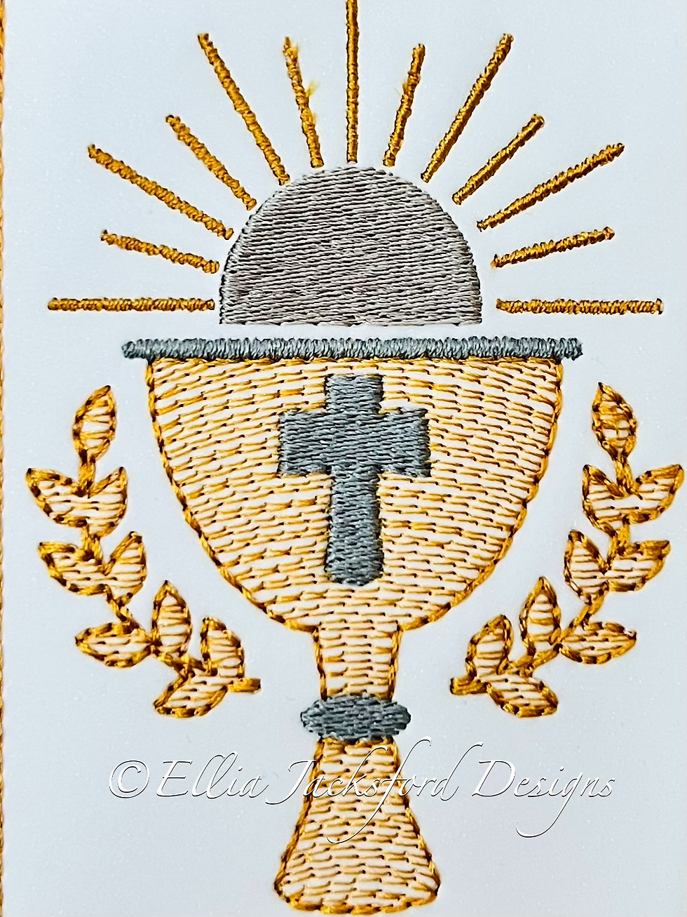 Thumbnail: ITH Communion Sanitizer Holder Embroidery Design SET
