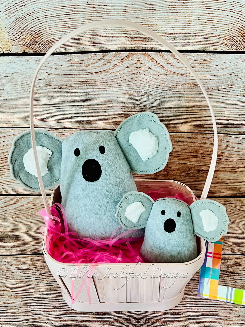 Thumbnail: Simple Stuffie SET OF 4 Embroidery Designs