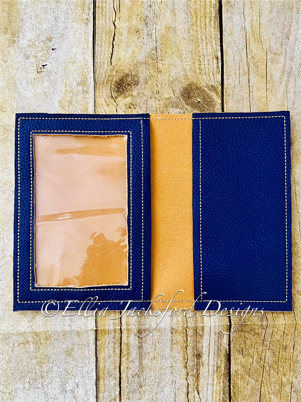 Thumbnail: ITH Passport Holder Embroidery Design
