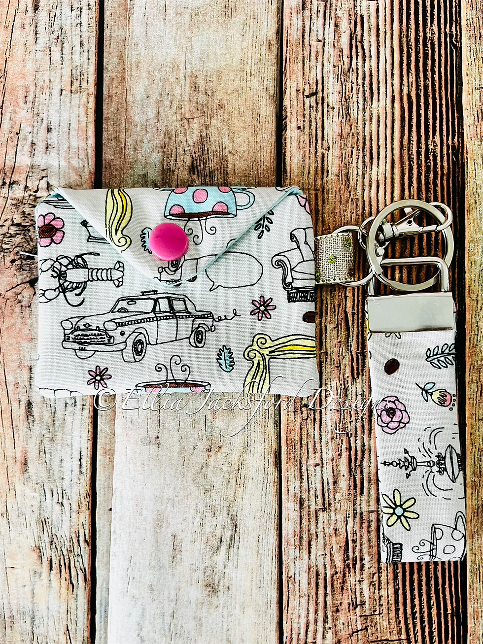 Thumbnail: Mini Lanyard Wallet with FREE Wristband Fob Included