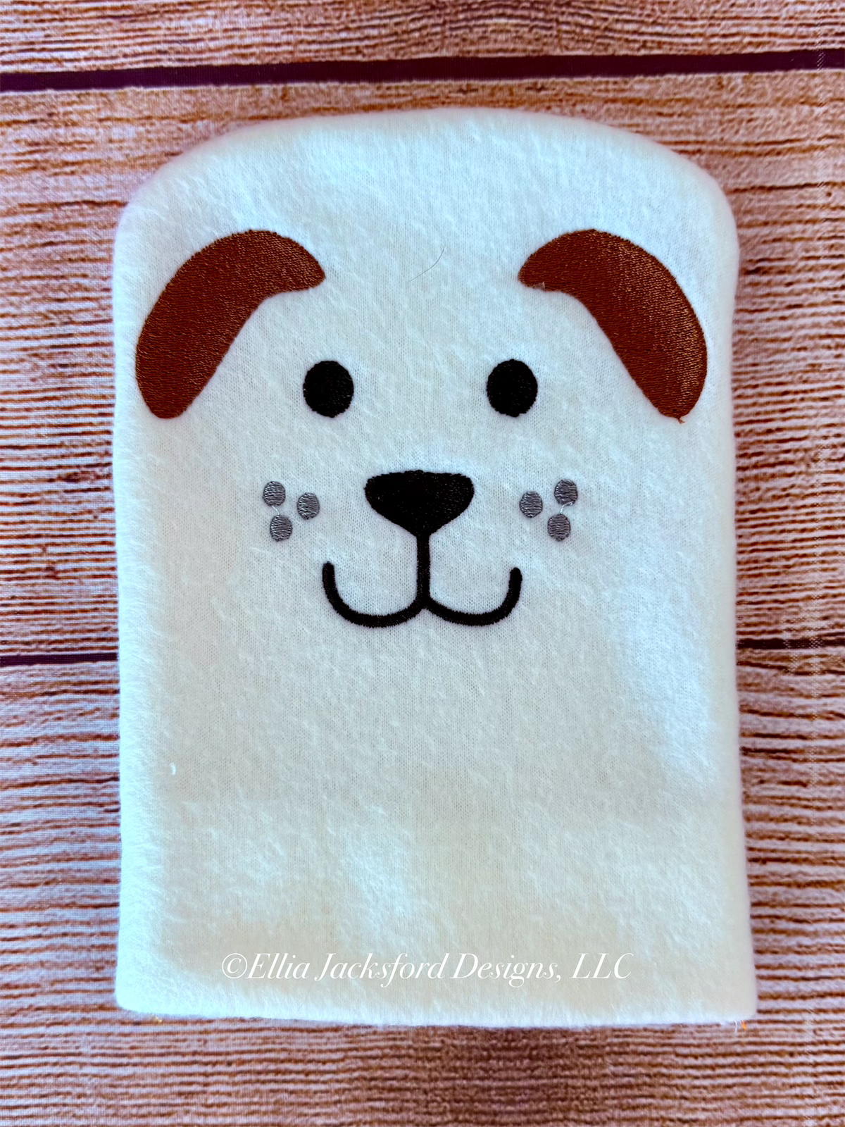 Dog Bath Mitten Embroidery Design 2 SIZES