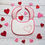 Thumbnail: ITH No Sew Heart Baby Bib Embroidery Design