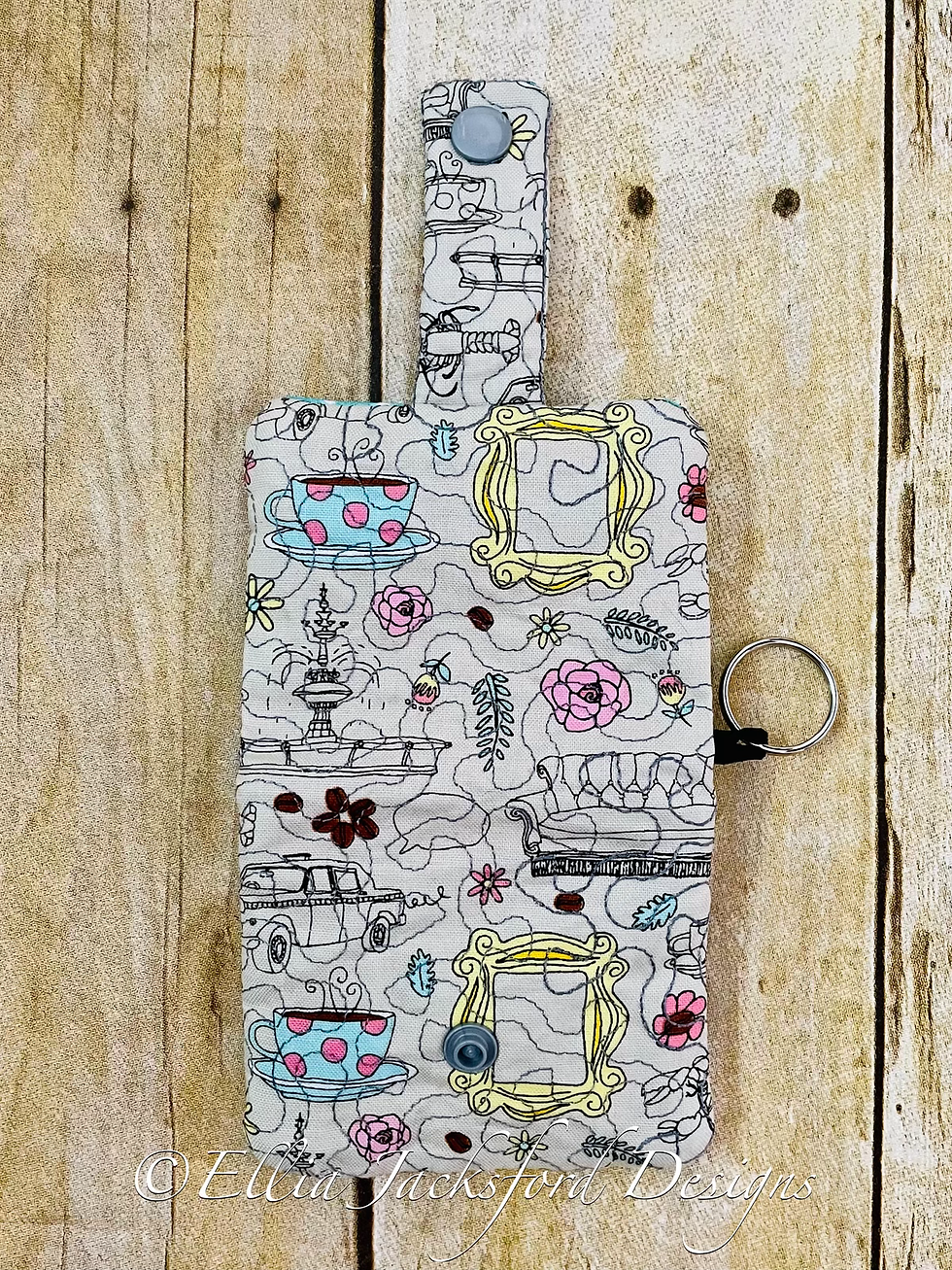 Thumbnail: ITH Mini Wallet Embroidery Design