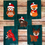 Thumbnail: Christmas Woodland Animal Applique Embroidery Design BUNDLE