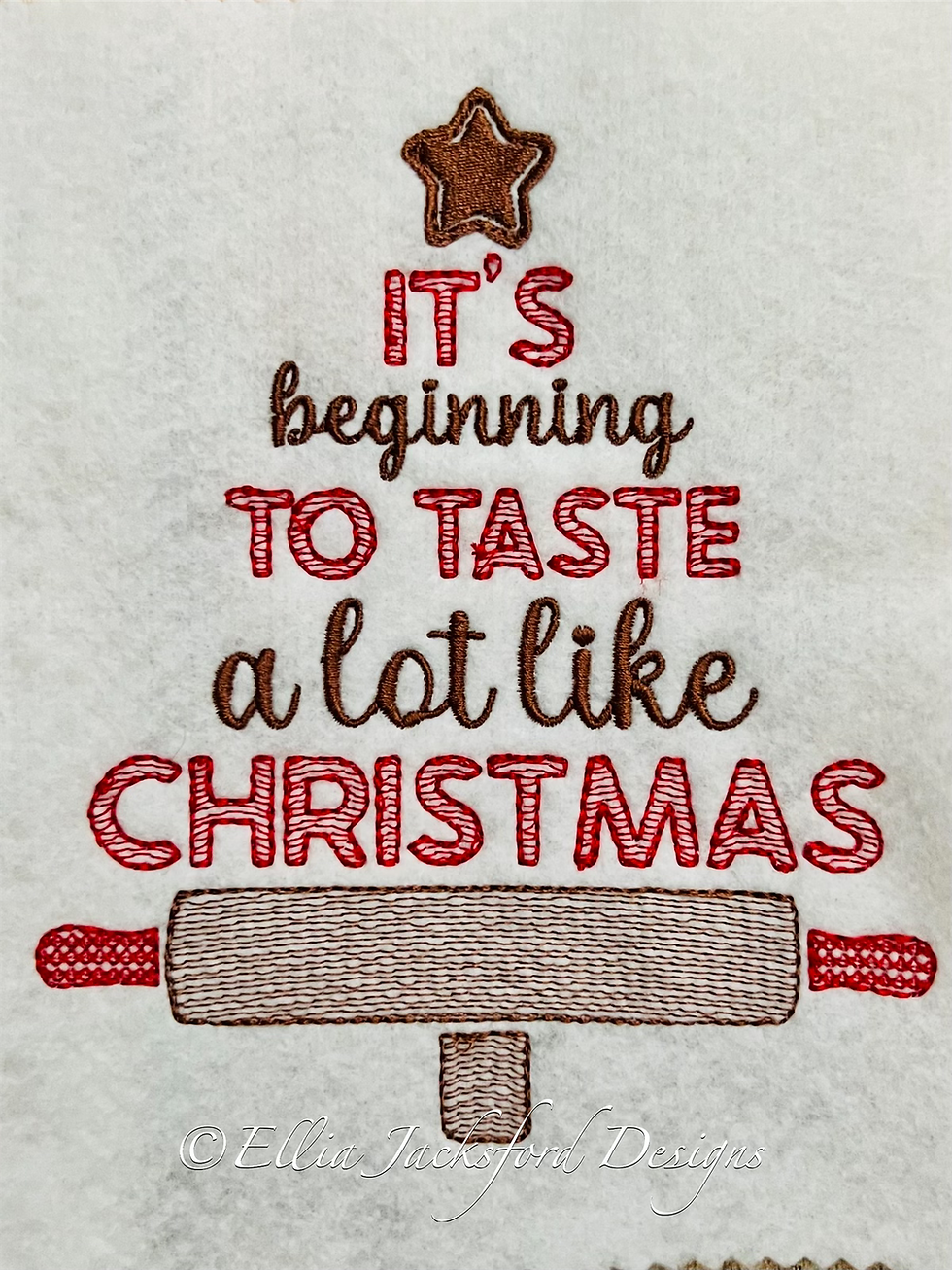 Thumbnail: 5x7 Christmas Baking Embroidery Design SET OF 7