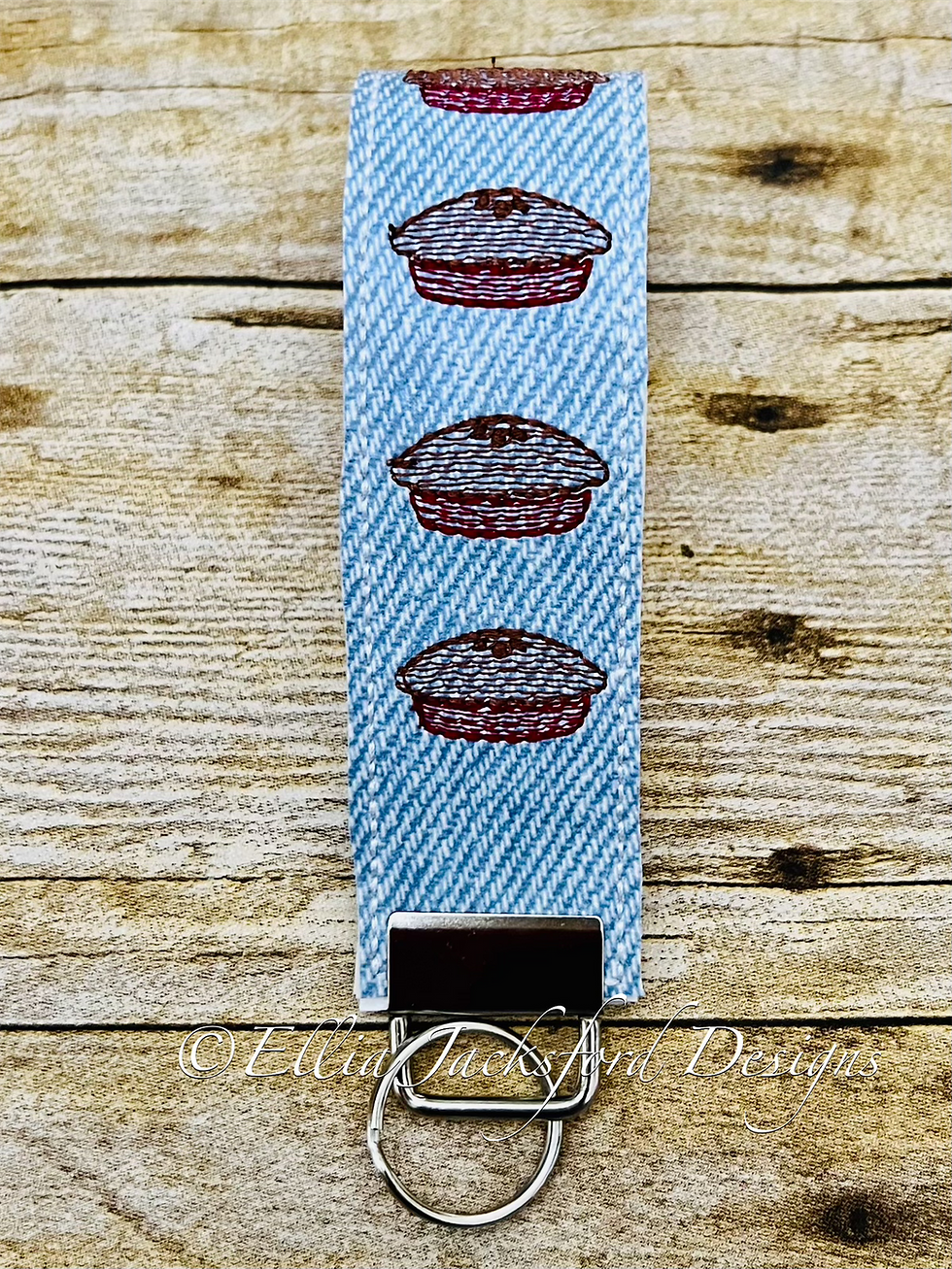 Thumbnail: Fall Sketch Wristlet Strap Embroidery Design SET OF SEVEN