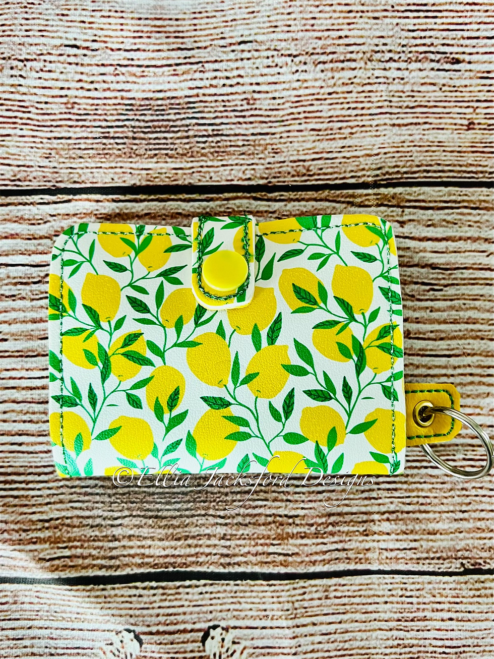 Thumbnail: Pocket Wallet Embroidery Design 2 FINISHES