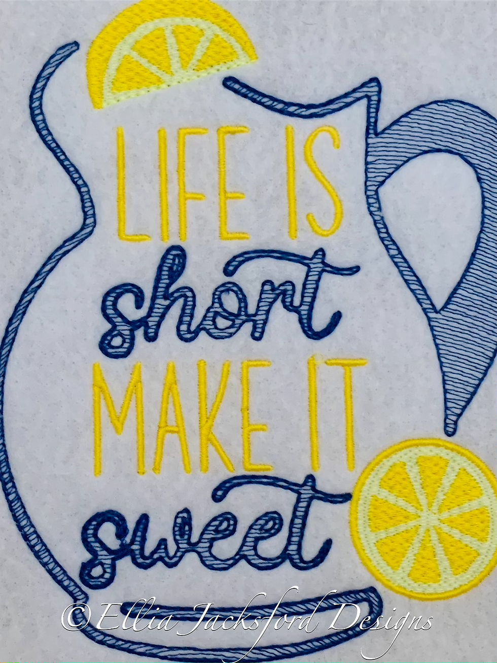 Thumbnail: Make it Sweet Sketch Embroidery Design 3 SIZES