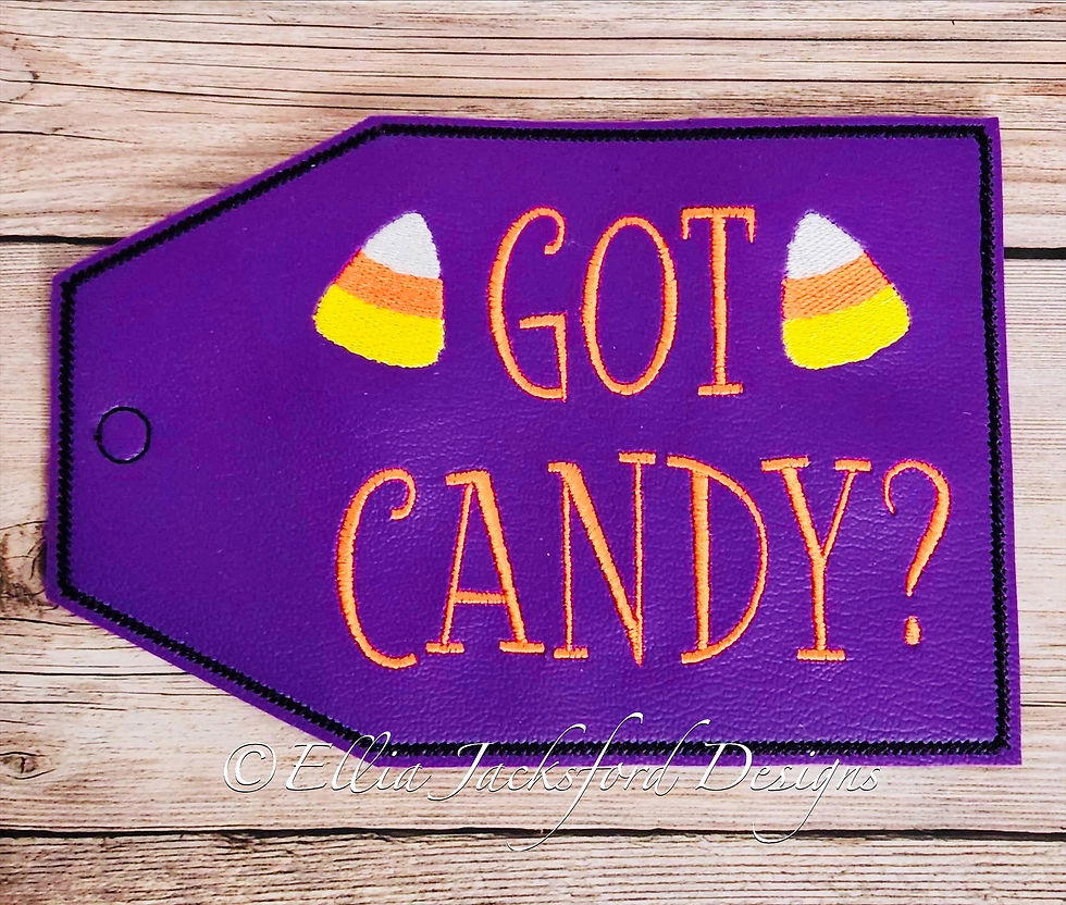 Thumbnail: Halloween Tiered Tray Embroidery Design SET OF 9