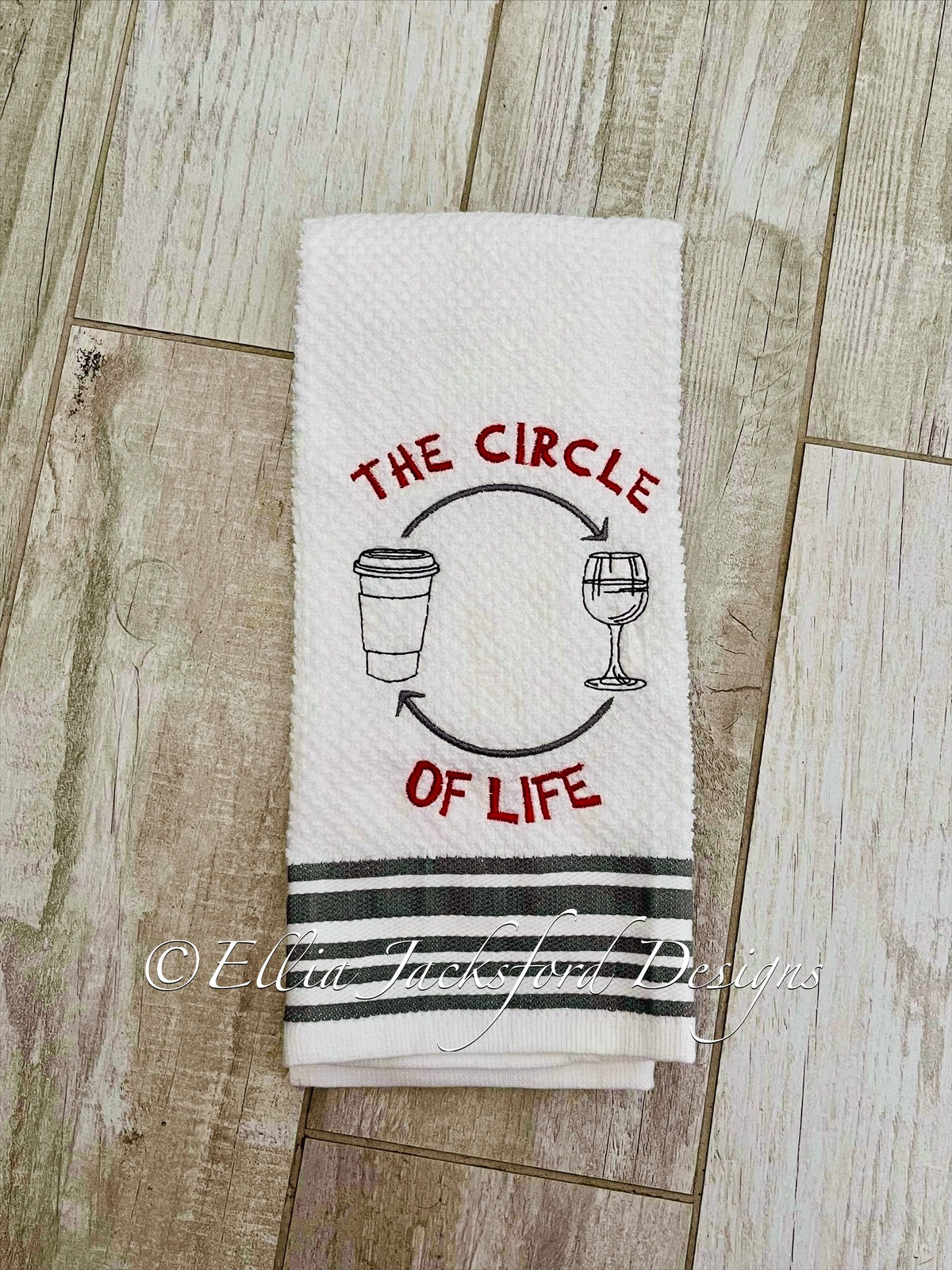 Circle of Life Embroidery Design 3 SIZES