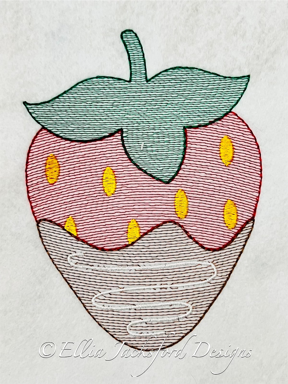 Thumbnail: 5x7 Strawberry Bundle Embroidery Design SET