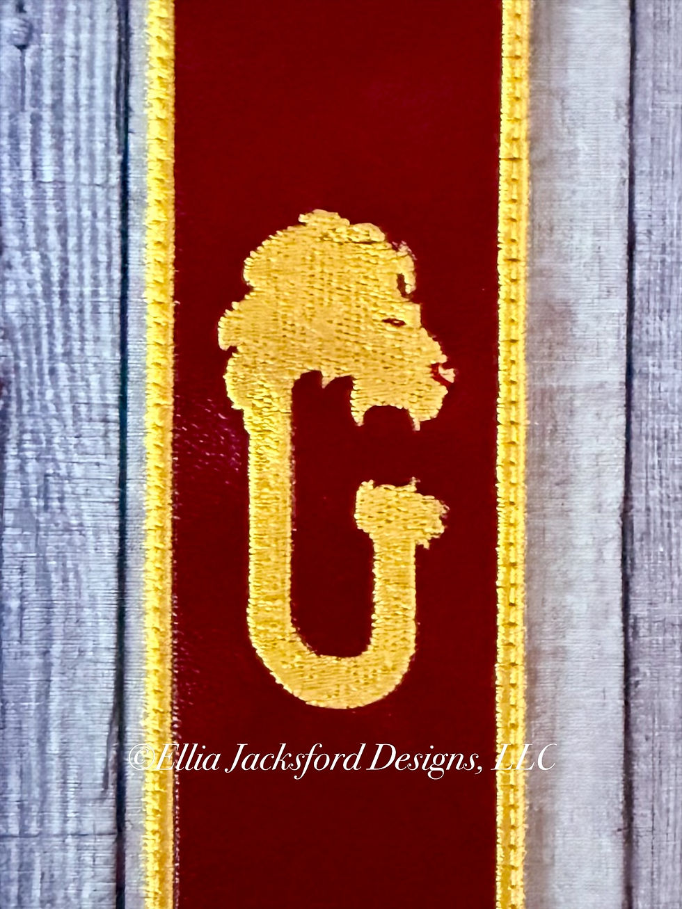 Thumbnail: House Banner Bookmark Embroidery Design Set