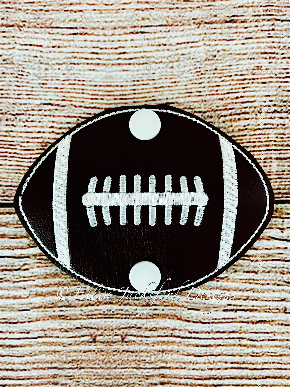 Thumbnail: Sports Ball Cord Wrap Embroidery Design SET OF 6