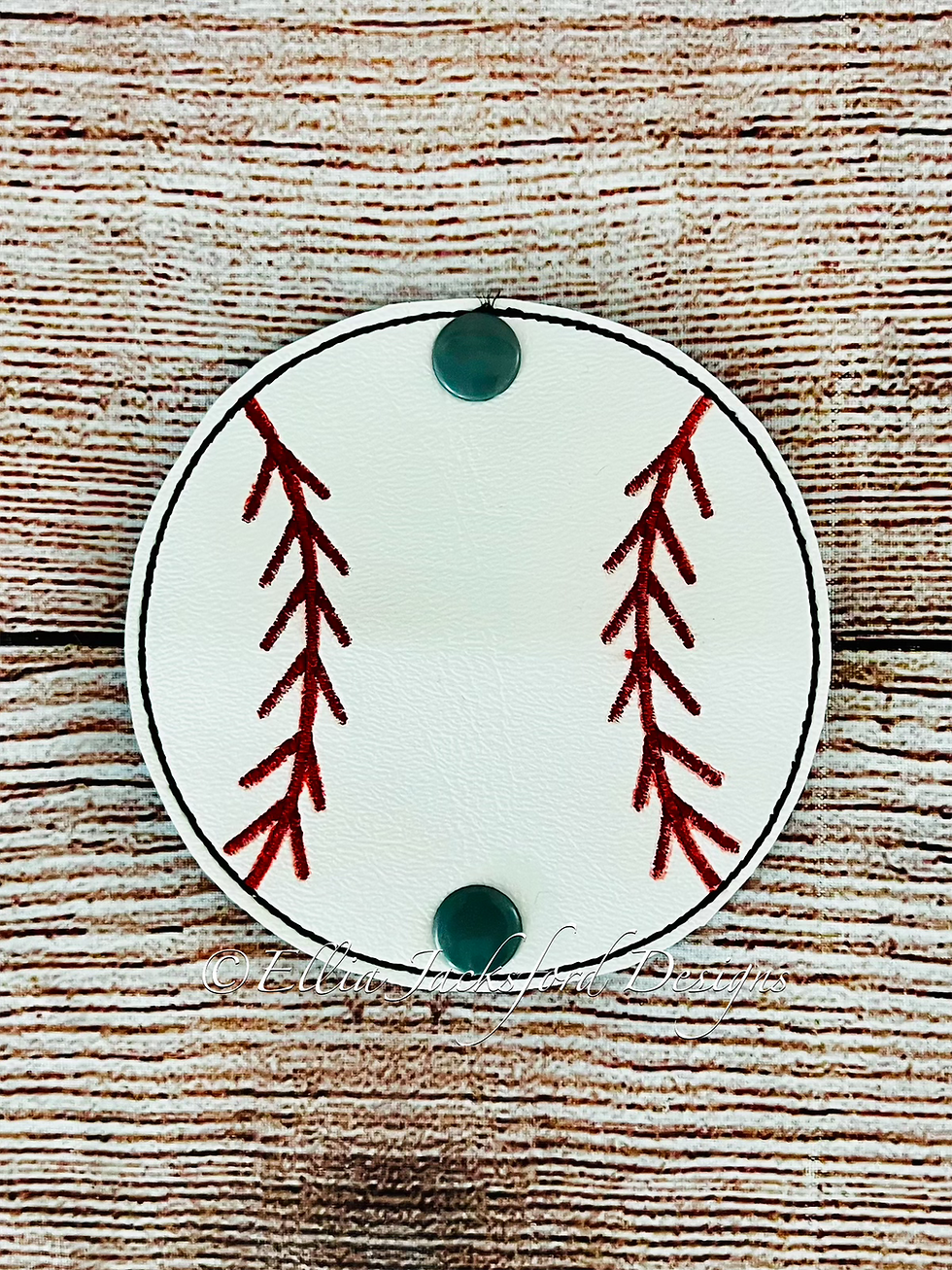 Thumbnail: Sports Ball Cord Wrap Embroidery Design SET OF 6