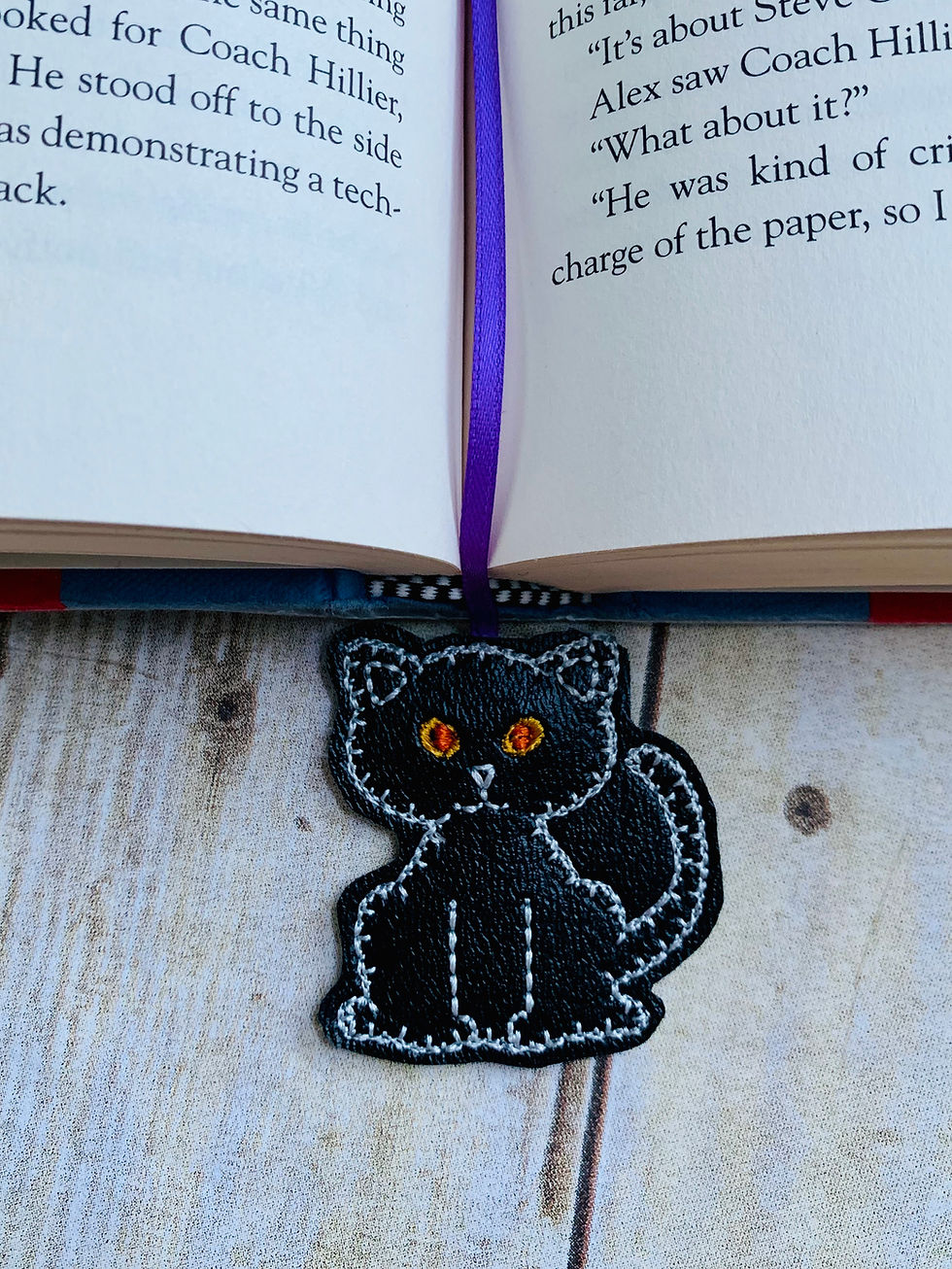 Thumbnail: ITH Halloween Book Mark Set Embroidery File