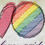 Thumbnail: Peace Love Pride Sketch Embroidery Design 3 SIZES