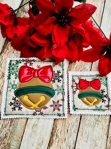 Bell Applique Embroidery Design 2 SIZES | Ellia Jacksford