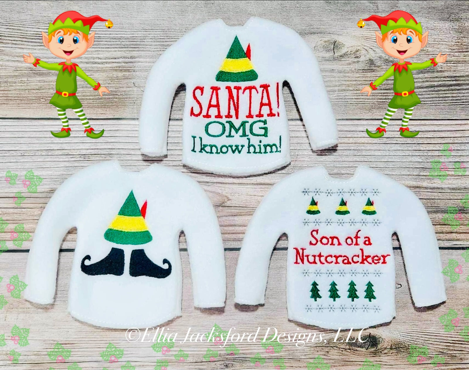 Buddy Doll Sweater Embroidery Design BUNDLE