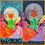 Thumbnail: Watercolor Halloween Sisters Embroidery Design SET OF 2 FINISHES