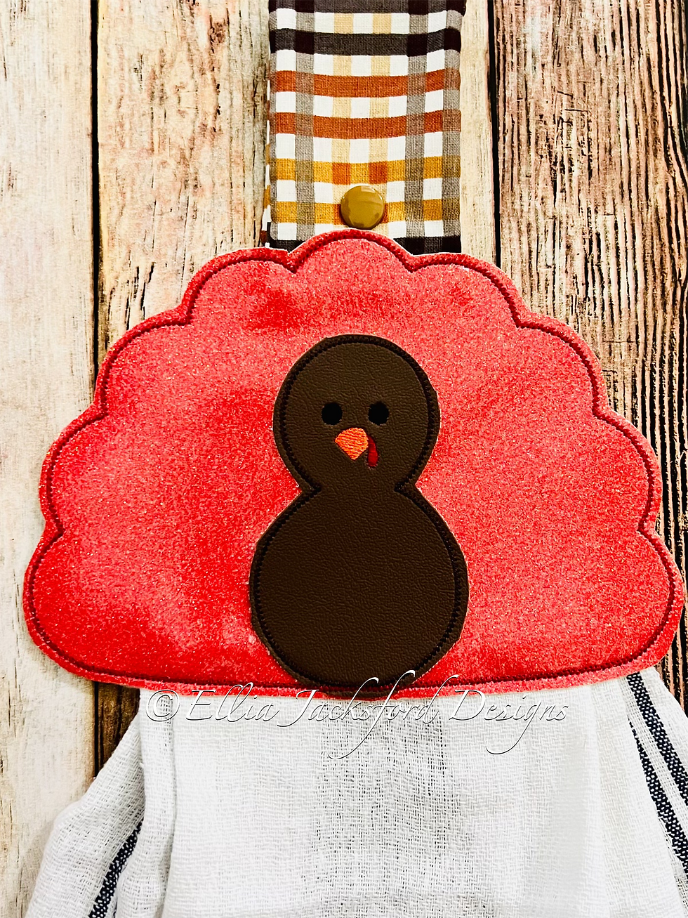 Thumbnail: Fall Towel Topper Embroidery Design BUNDLE