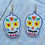 Thumbnail: ITH Sugar Skull Earrings Embroidery Design