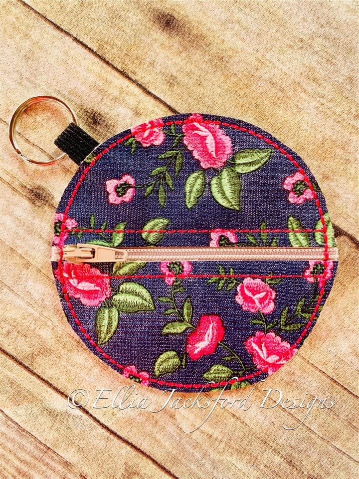 Thumbnail: ITH Earbud Holder Embroidery File