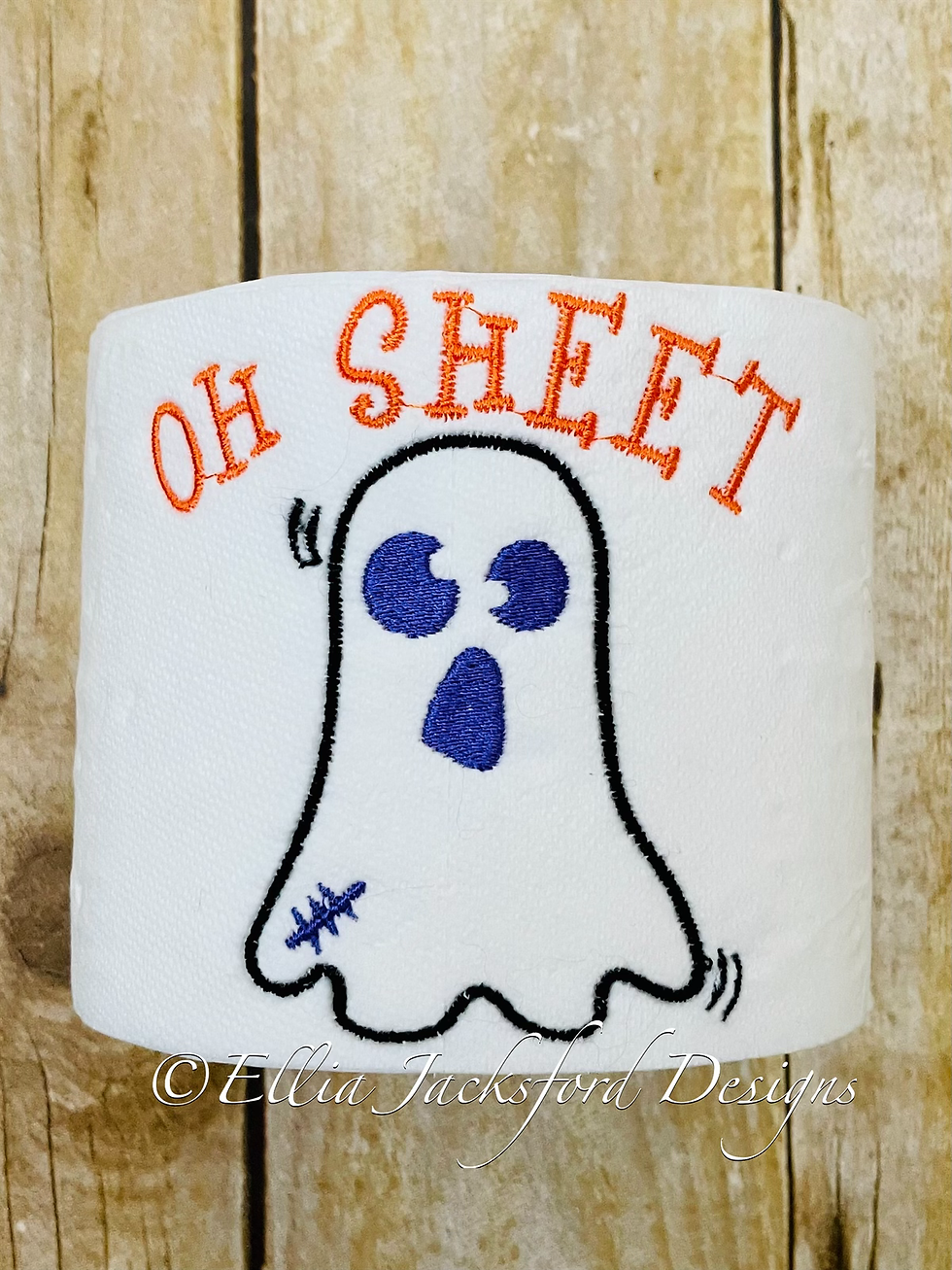 Thumbnail: Halloween Toilet Paper Embroidery Design Bundle