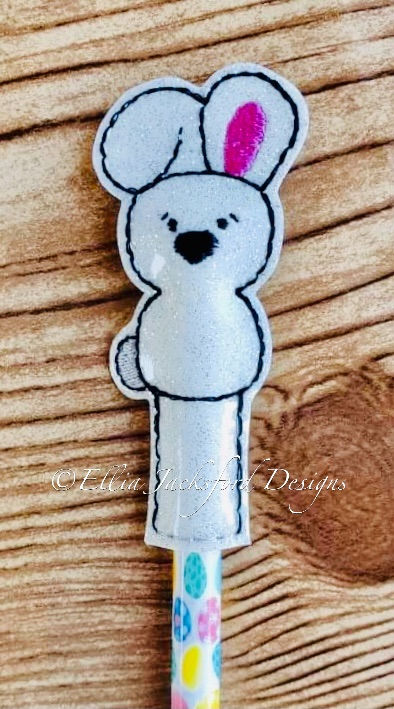Thumbnail: ITH Easter Pencil Topper Embroidery Design SET OF 3