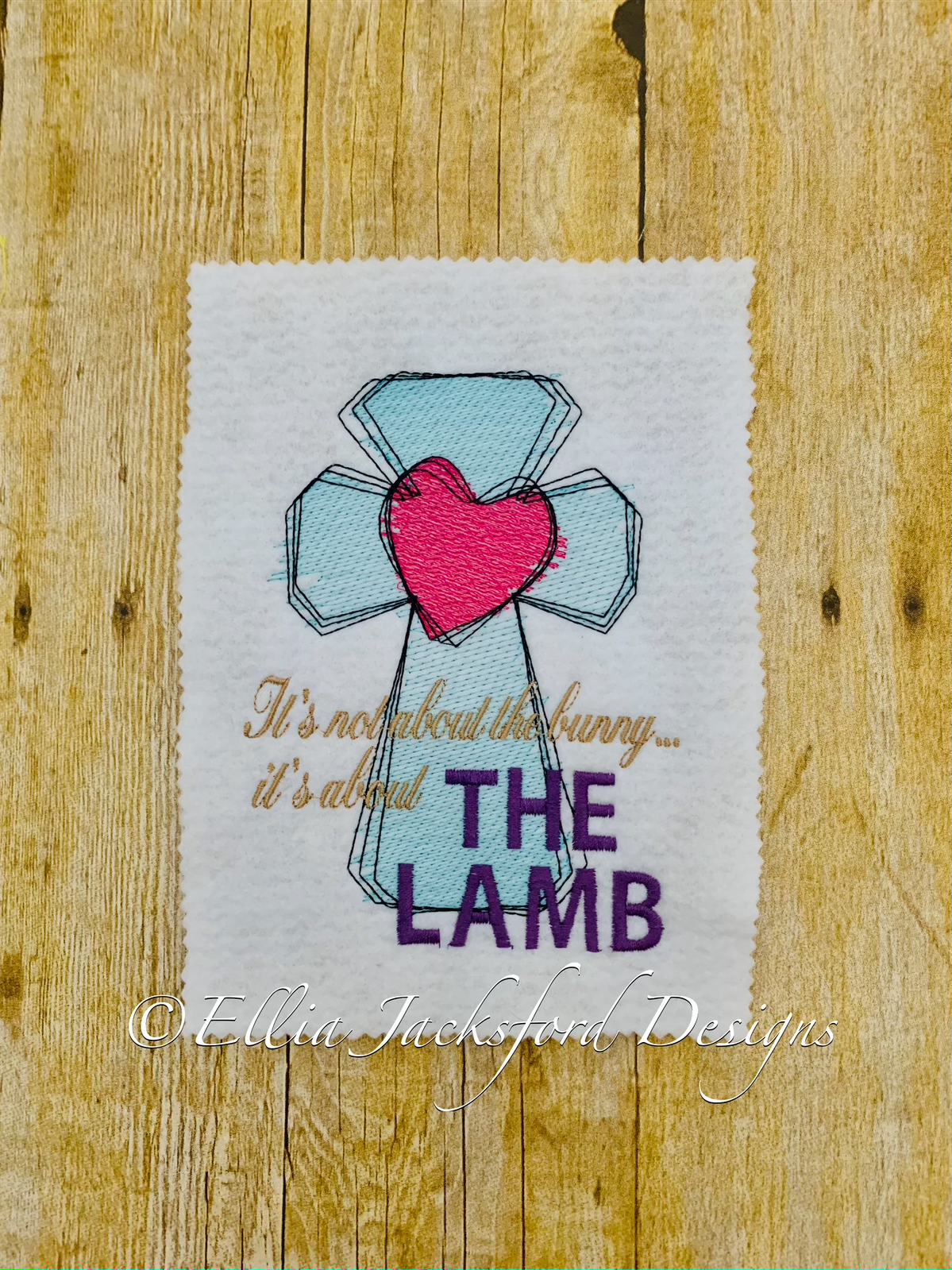 About the Lamb Sketch Embroidery Design 3 SIZES