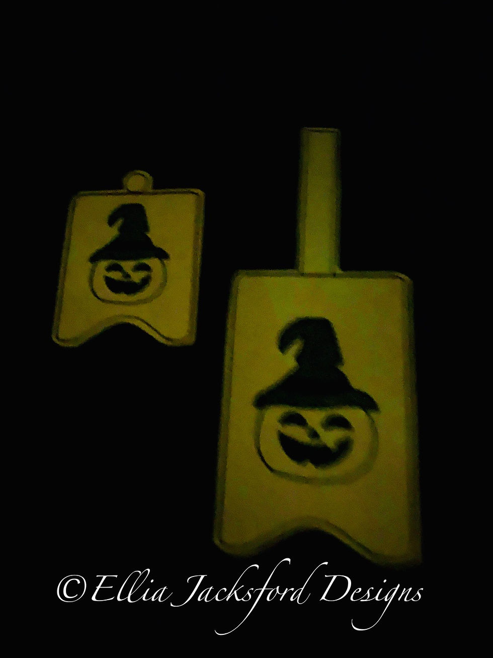 Thumbnail: Witch Pumpkin Hand Sanitizer Case Embroidery Design 3 SIZES