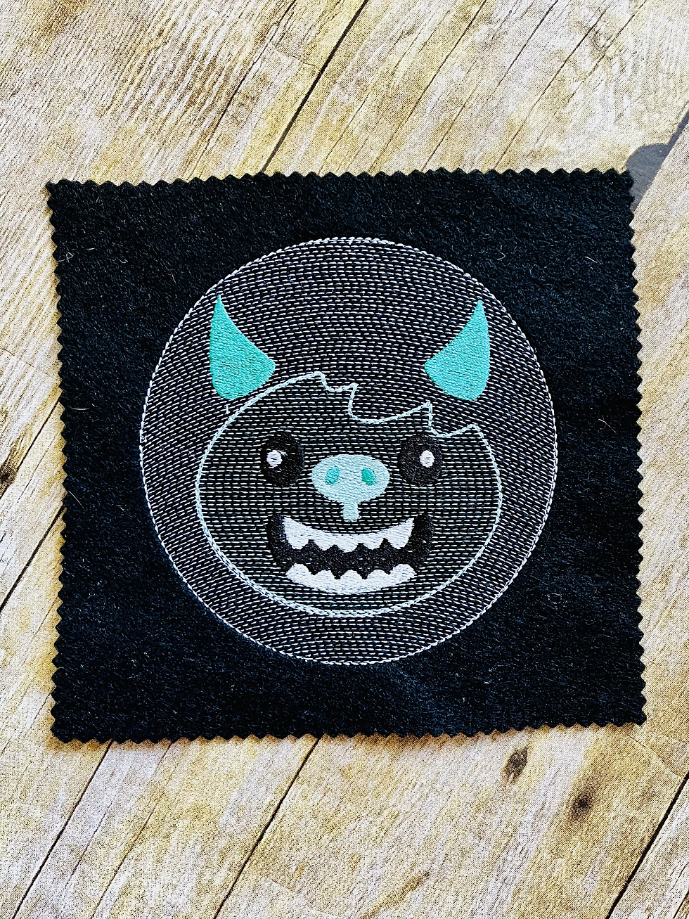 Thumbnail: Sketch Snowman and Yeti Embroidery Design 3 SIZES