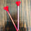 Thumbnail: ITH Heart Pencil Topper Embroidery Design