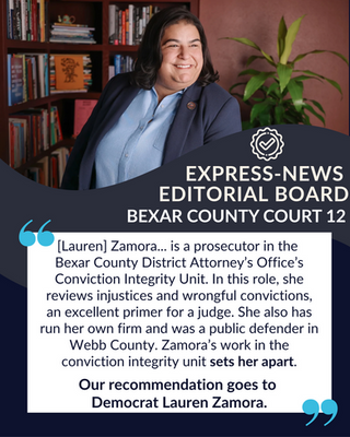 San Antonio Express News Editorial Board Recommendation