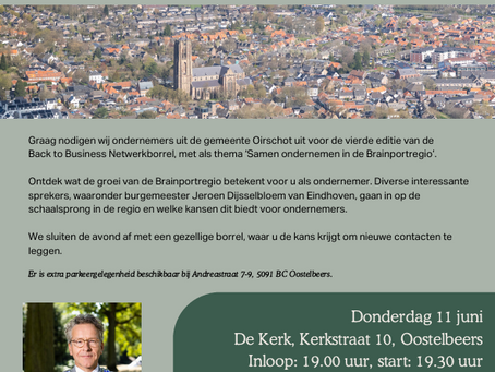 Back to Business Netwerkborrel Oirschot 11 juni 2026