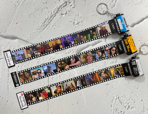 Keychain Camera Roll Film Roll Keychain Memories Cart