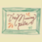 The title is hand-written in a hand-drawn picture frame suggesting a quaint homely feel.