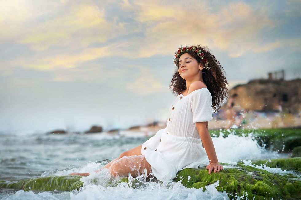 בוק בת מצווה בים- דוגמאות