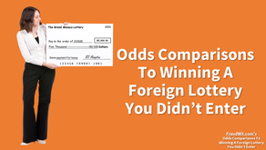 Odds Comparisons To Winning a Foreign Lottery You Didn’t Enter