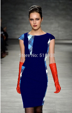 Autumn Winter Women's Brand Fashion Plaid Dress.png