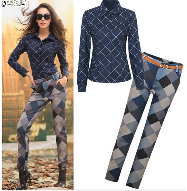 2 Piece Set Women Pant And Top