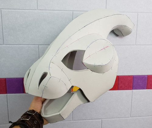 Parasaurolophus Mask Digital Pattern | Kazplay