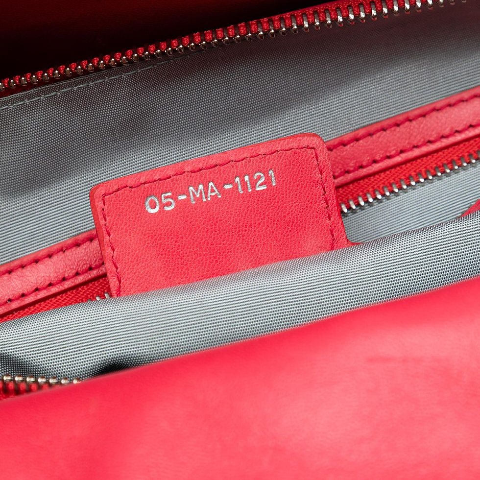 Thumbnail: Cannage Polochon Granville Moyen en cuir d’agneau – DIOR